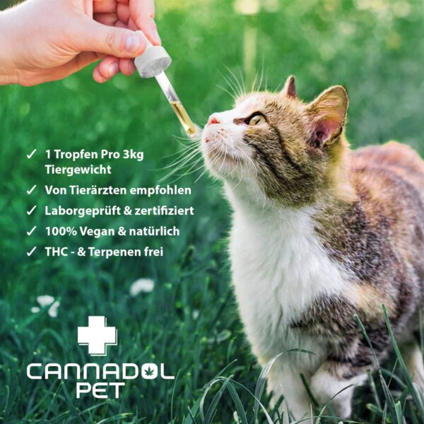 Cannadol CBD Öl Pet Katze 3%
